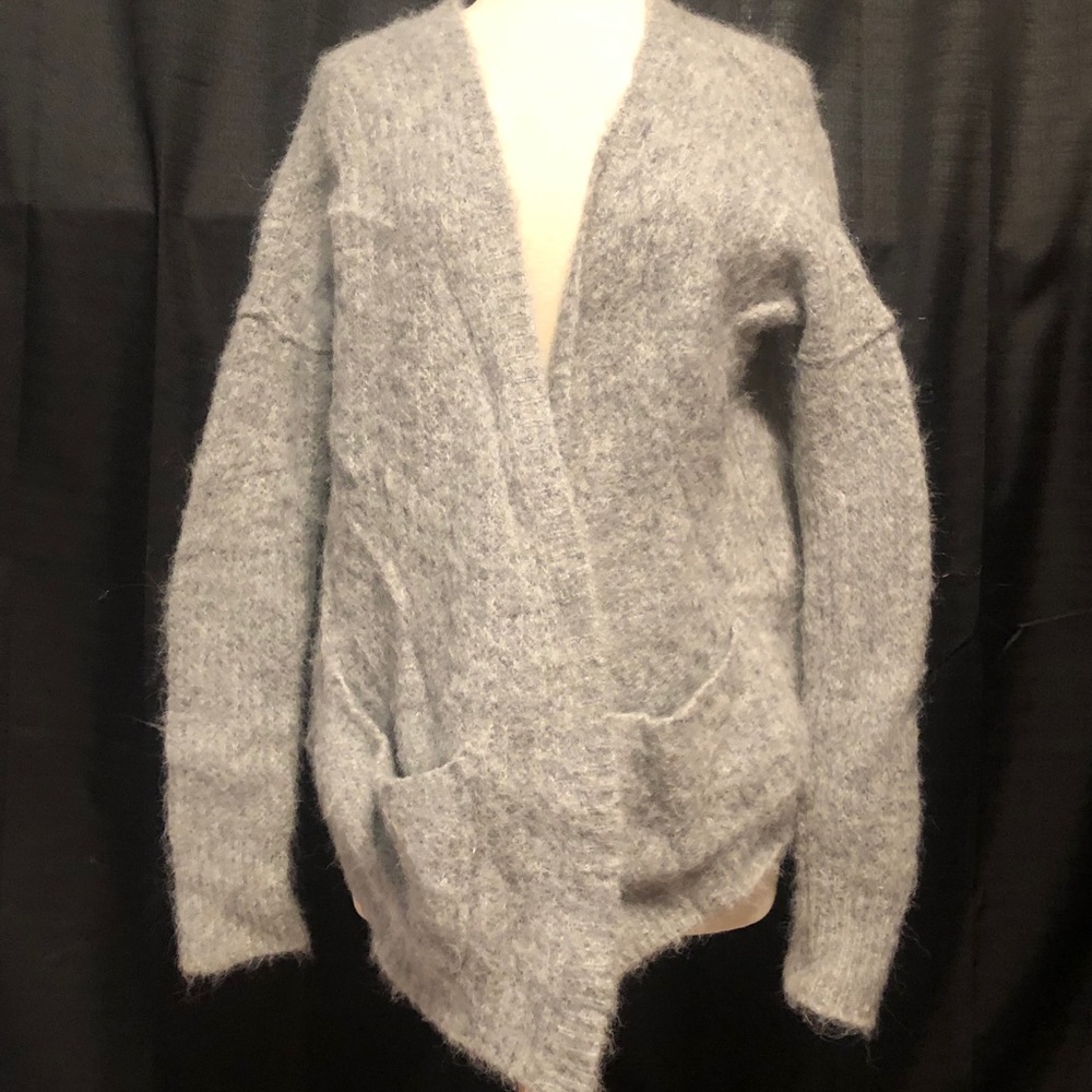 Free People grey cardigan!